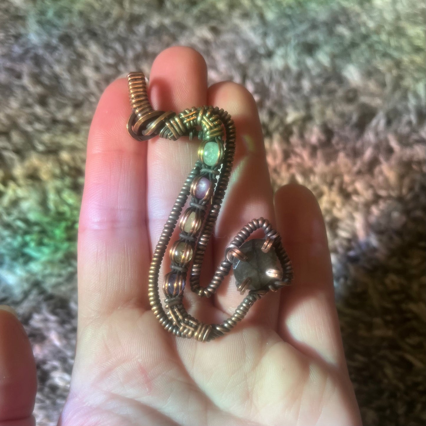 Custom Wire Wrapped Saxophone Pendant Inquiry- Limited Quantities Available